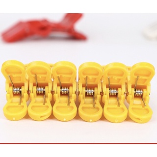 Kẹp cá sấu Tony combo 10 cái, kẹp chia tóc giao màu ngẫu nhiên, Kẹp mỏ vịt nhựa chia xước tóc siêu đẹp
