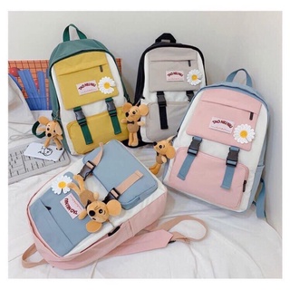 Balo Thời Trang, Balo Đi Học, Balo Chống Nước, Balo Ulzzang Chống Thấm, Căp Đi Học  - PHỐI MÀU Taoniuniu