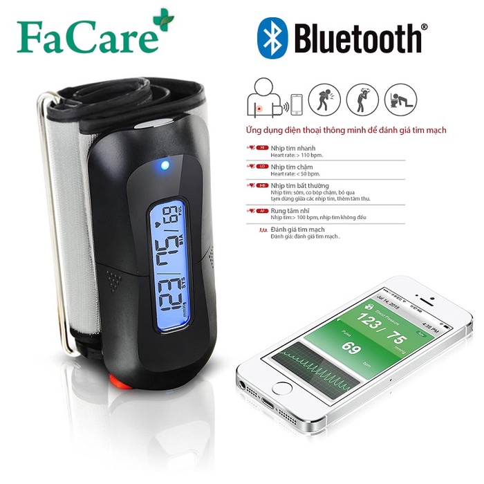 Máy đo huyết áp bắp tay Facare FC-P188  Bluetooth
