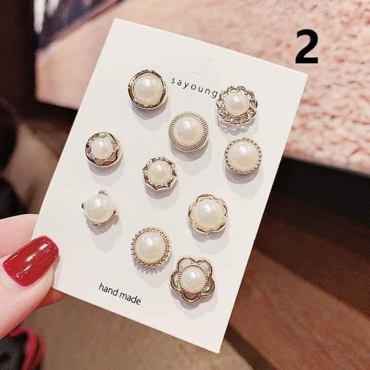 Sét 10 KHUY CÀI ÁO mini
