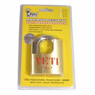 Khoá nhà đồng Yeti chống cắt Ý 60mm