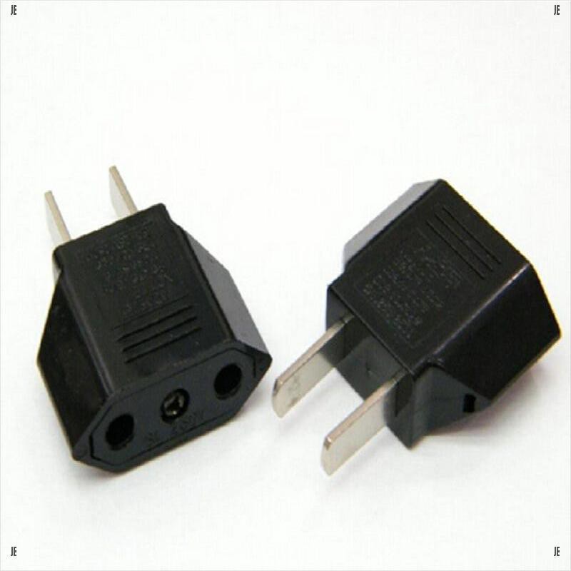 EU Europe Female to US USA Male Wall AC Power Plug Travel Adapter Converter.