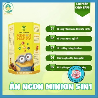 SIRO ĂN NGON MINION HAPPY (hộp 30 gói) giúp bé ăn ngon, hấp thu tốt