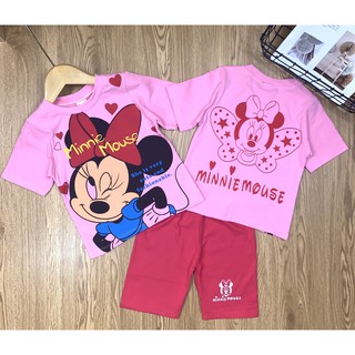 Bộ bé gái size đại chất cotton 4 chiều chính phẩm J163