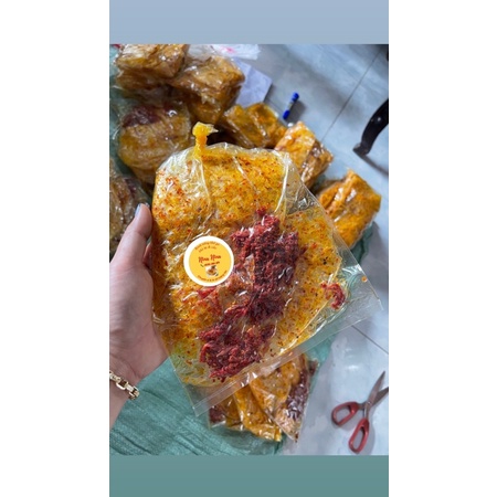 Combo bánh tráng khô gà