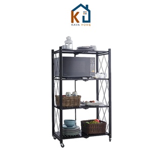 [ 𝐅𝐑𝐄𝐄𝐒𝐇𝐈𝐏 ] Kệ Xếp Ba, Bốn, Năm Tầng Di Động Gấp Gọn | Bếp,Trang Trí, Phòng Ngủ