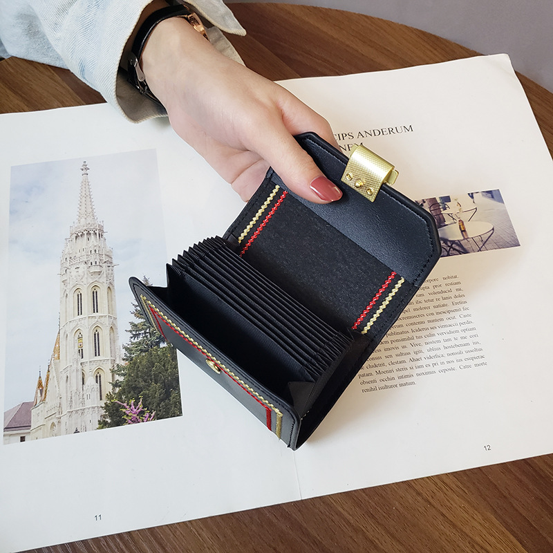 Ví Nữ Gấp Gọn Đa Năng Có Khóa Kéo Phong Cách Hàn Quốc Mới