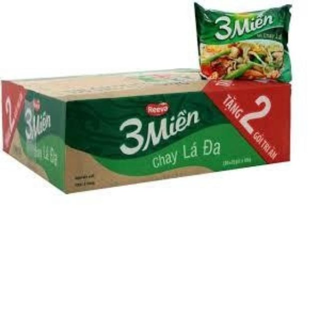 Mì 3 miền chay lá đa gói 65g