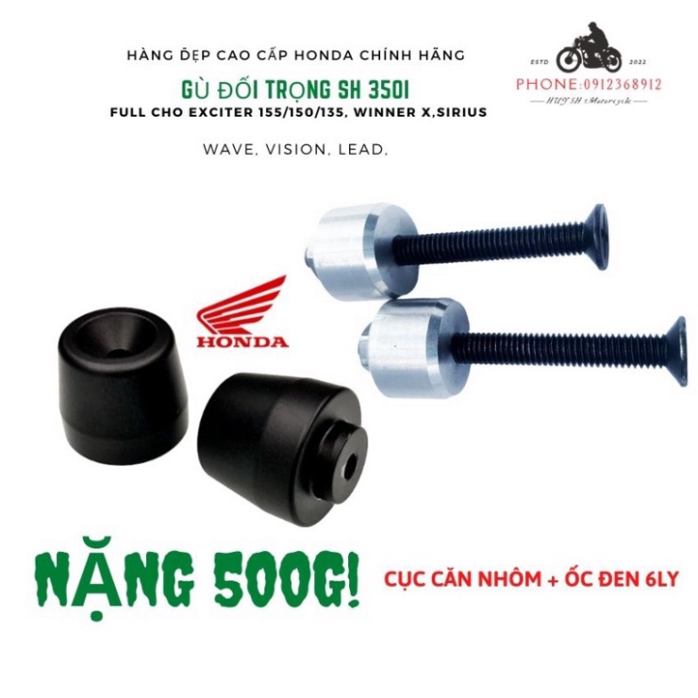 Gù Chống Rung Tay Lái SH 350i Cho Yamaha Exciter 155, Exciter 150, Exciter 135, EX 150  Ảnh thật