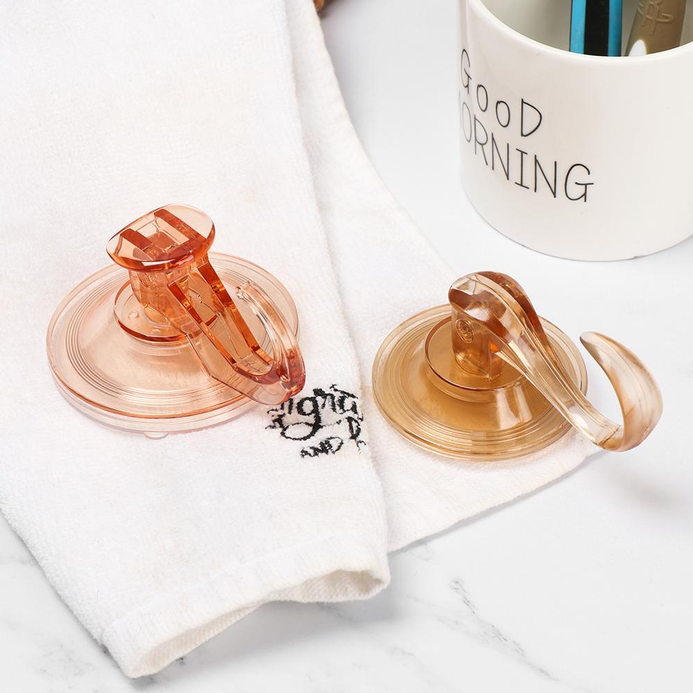 Móc Treo Đồ Dùng Nhà Tắm Có Giác Hút Trong Suốt Tiện Dụng