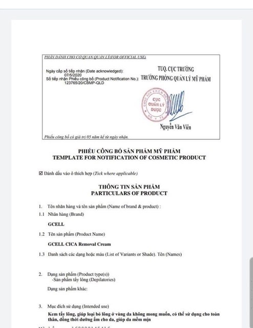 [Chính Hãng] Gel Tẩy Lông GCELL | BigBuy360 - bigbuy360.vn