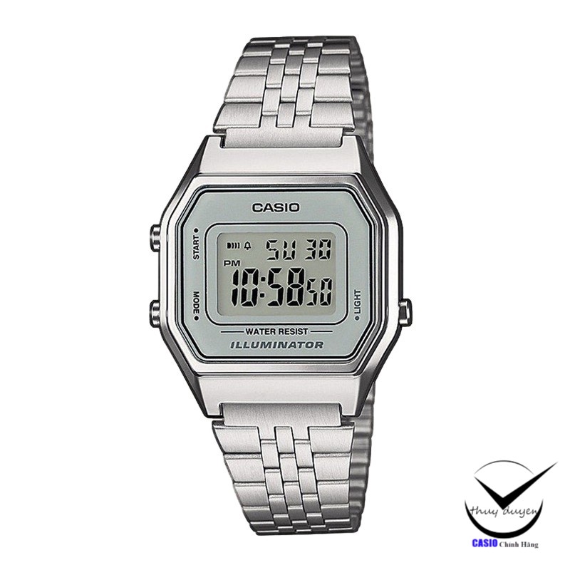 Đồng hồ nữ dây kim loại chính hãng casio LA680WA-7