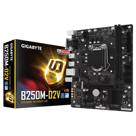 Bo mạch chủ B250 Main Gigabyte B250M-D2V (BH hãng 20/2021)