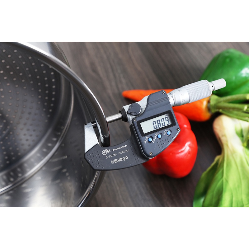 Bộ Nồi Xửng Hấp 3 Đáy Inox FIVESTAR Nắp Kính - Size 26 - 28 - 30 - 32cm - Bảo Hành 5 Năm
