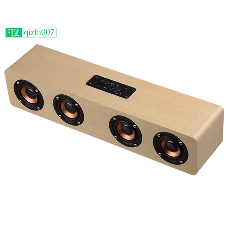Loa Bluetooth Hifi 12w Họa Tiết Vân Gỗ