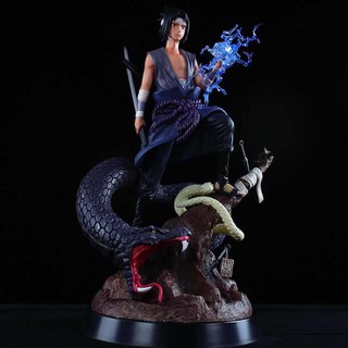 Mô hình Figure Naruto Shippuden Uchiha Sasuke Sharingan Katana Chidori Cực đẹp Cỡ lớn Siêu to - Kunder