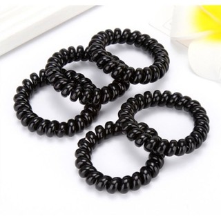Gói  100 cái  buộc tóc lò xo nhí  màu đen