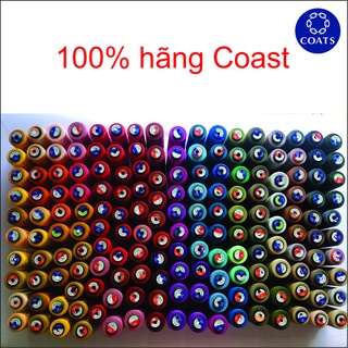 Chỉ may Coast cuộn lỡ ( Sét 15 cuộn - Màu Ngẫu Nhiên )