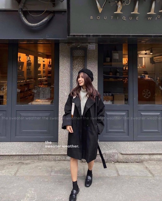 Áo mangto dáng dài