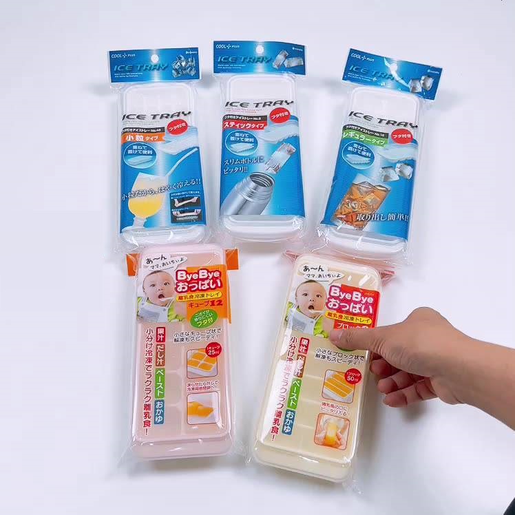 Khay Trữ Đông ,Khay Làm Đá,Đựng Đồ Ăn Dặm Cho Bé Inomata Nhật bản - Shop Mẹ Khoai