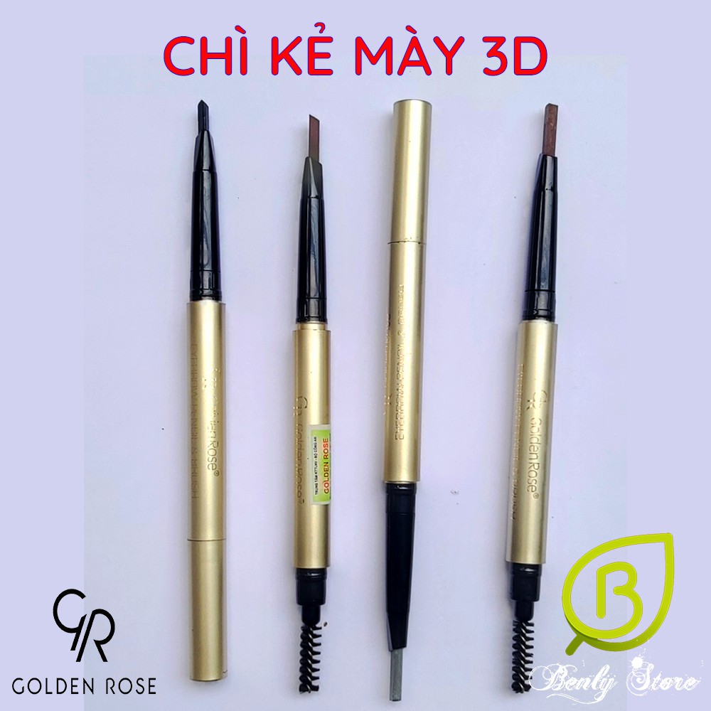 CHÌ KẺ MÀY 3D LÂU PHAI GOLDENROSE | BigBuy360 - bigbuy360.vn