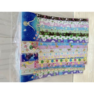 giấy gấp sao đủ màu - hoai37