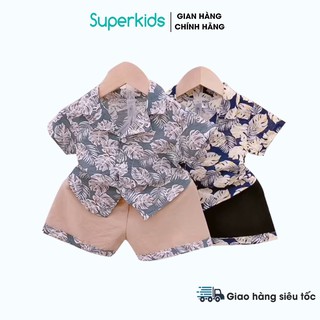 Set Đũi Hè Hình Lá cho bé 8-22kg QATE673