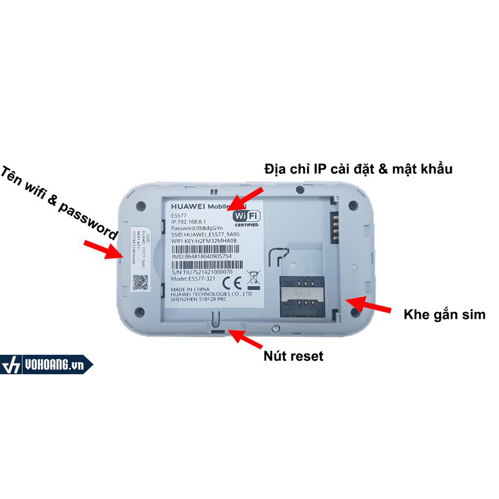 Bộ Phát Wifi 4G LTE Huawei E5577 Wimax W06 Màn Hình Thông Minh Tốc Độ 150Mb/s Pin 3000mAh Dùng 12 Giờ - Hàng Chính Hãng