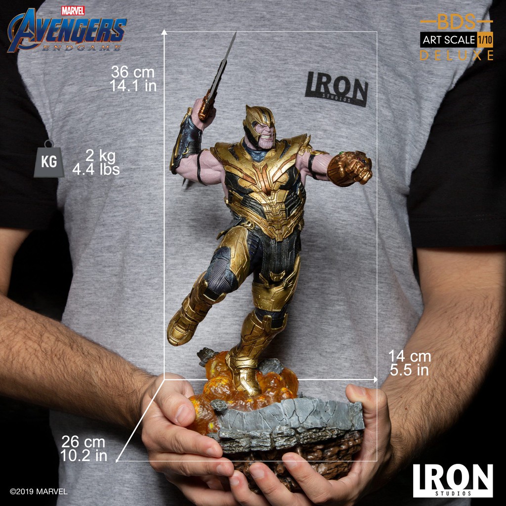 Oder Chính Hãng - Mô hình Thanos Iron Studio Scale 1 10 Avengers Endgame thumbnail