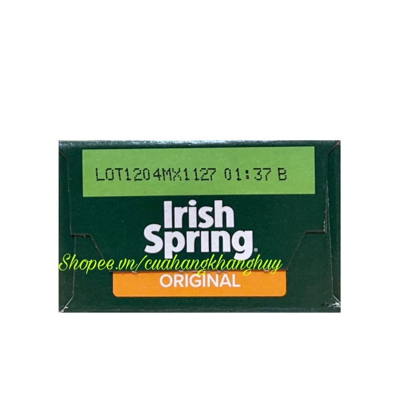 Lốc 3 Xà bông cục Irish Spring Original (113 g x 3 cục)
