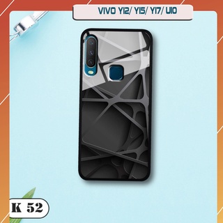 Ốp lưng kính cường lực cho điện thoại Vivo Y12/ Y15/  Y17/ U10