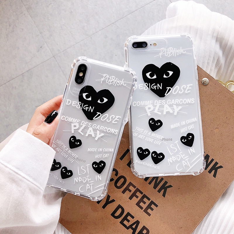 Ốp Điện Thoại Mềm Trong Suốt Họa Tiết Trái Tim Xinh Xắn Cho Iphone 6 7 P 8 Ix Xs Max Xr | BigBuy360 - bigbuy360.vn