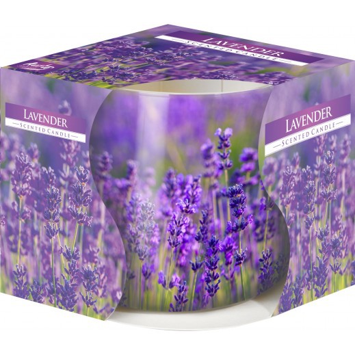 Ly nến thơm Bispol BIS4093 Lavender 100g (Hoa oải hương)