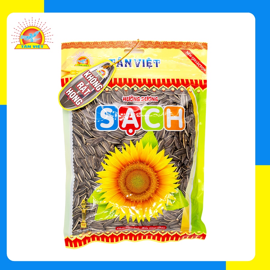 Hướng Dương Sạch Tân Việt Thơm Ngon Gói 230gr - 400gr