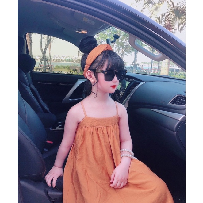 Vây đũi kèm turban bé gái