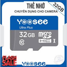 Thẻ Nhớ 64gb 32gb  u3 MicroSDHC Yoosee Ultra chuyên dùng cho camera ip camera giám sát không dây