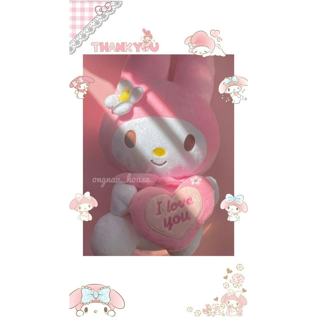 Gấu bông thỏ Melody hoa