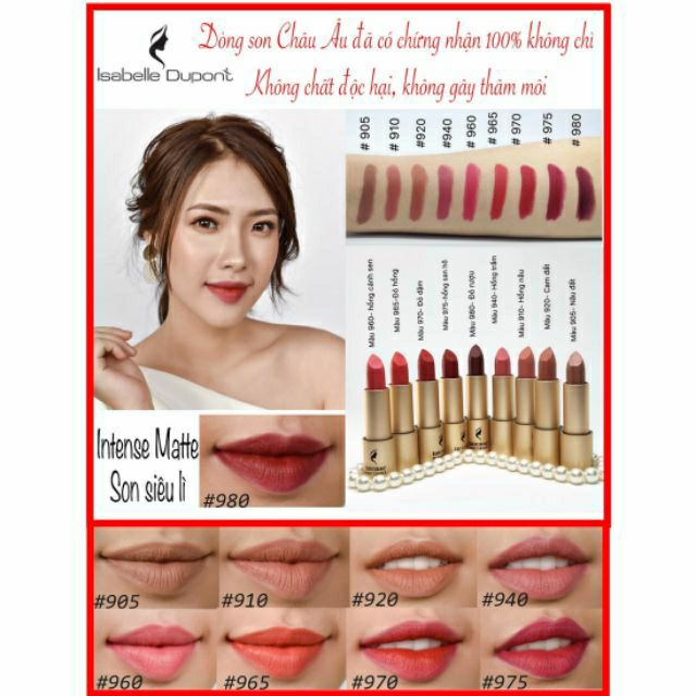 Son siêu lì Intense Matte SPK6789