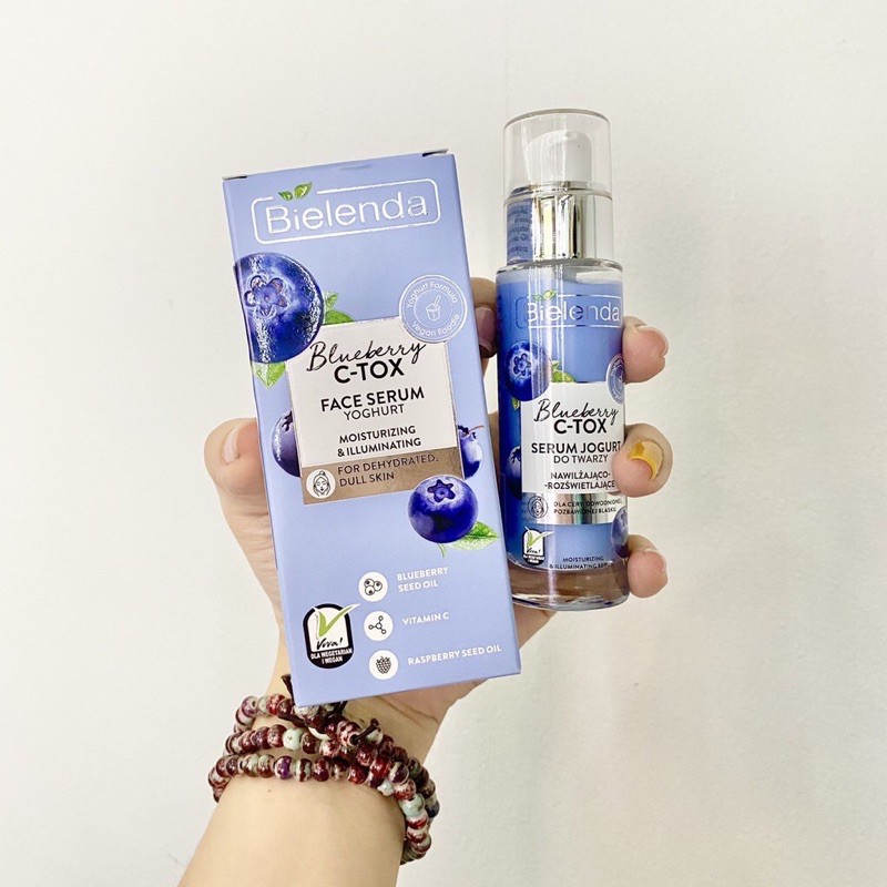 Serum Bielenda Blueberry C-TOX Trắng sáng da, dưỡng ẩm