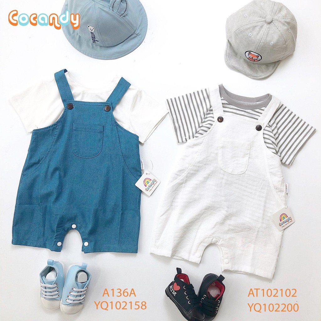 [Cocandy Official Store] Áo cho bé -áo thun cộc tay cho bé trai - gái chất liệu cotton mềm mịn cao cấp từ 5kg đến 23kg