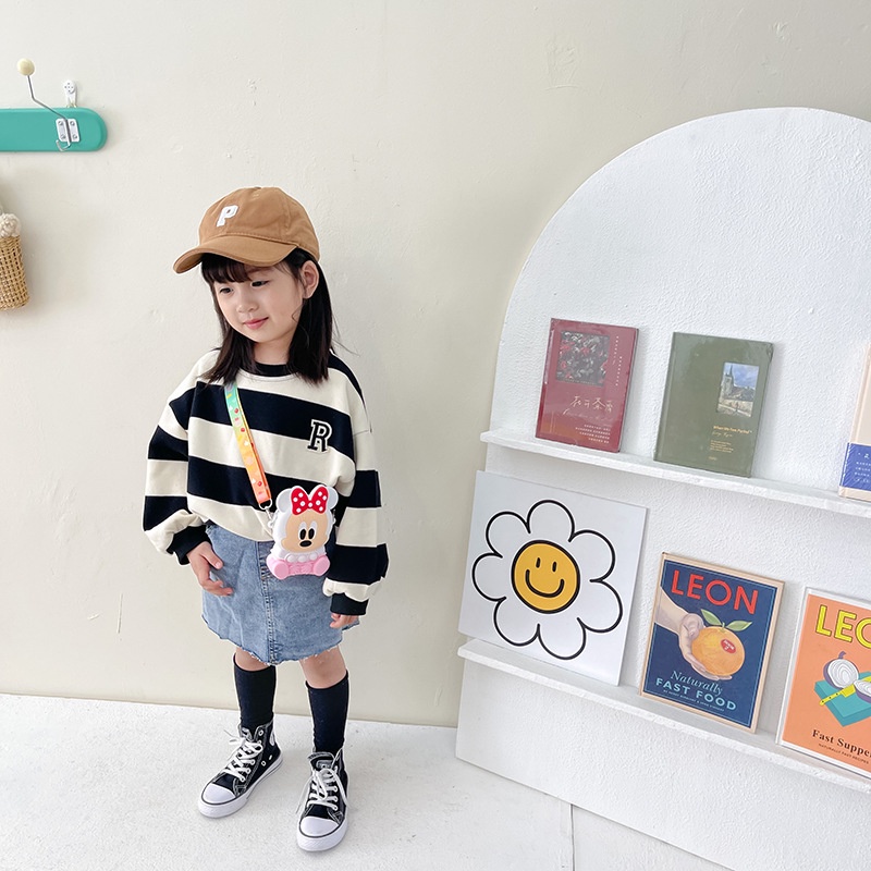 Pop It Đồ Chơi Túi Xách Đeo Chéo Vai Giảm Căng Thẳng Hình Minnie KT Dễ Thương Cho Bé Gái