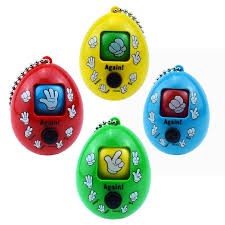 Móc khóa hình quả trứng kèm trò chơi oẳn tù tì cute cho bé