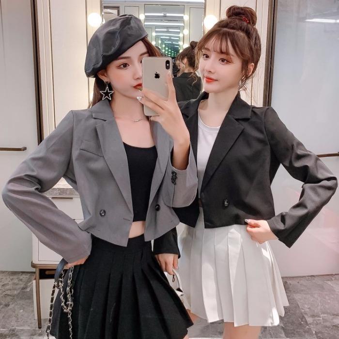 Áo Khoác Dài Tay Thời Trang Mùa Xuân Giản Dị Dành Cho Nữ