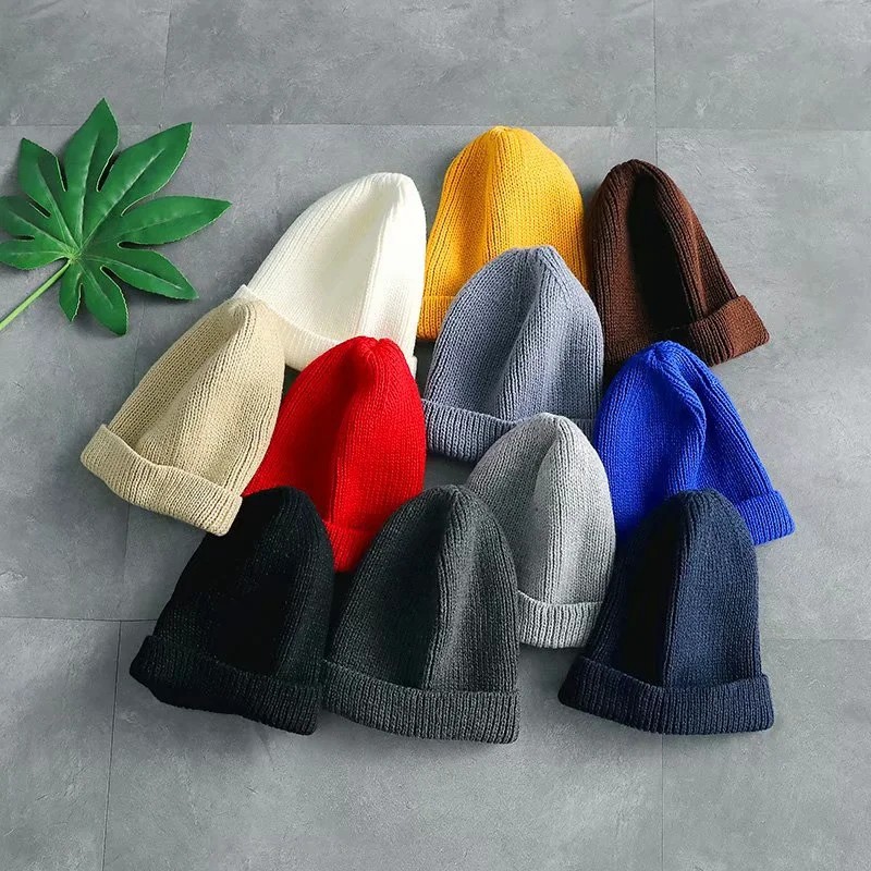 Mũ Len Tròn Phong Cách Hàn Quốc Có 10 Màu Tự Chọn