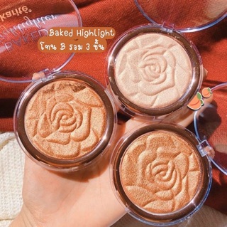 Phấn bắt sáng hoa hồng Baked Thái Lan