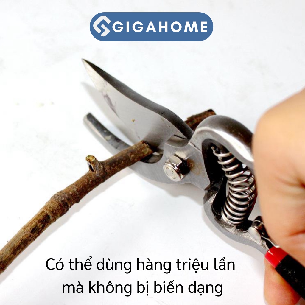 Kéo Cắt Tỉa Cành Cây Lưỡi Cong GIGAHOME Bằng Thép Sắc Bén, Không Gỉ 7103