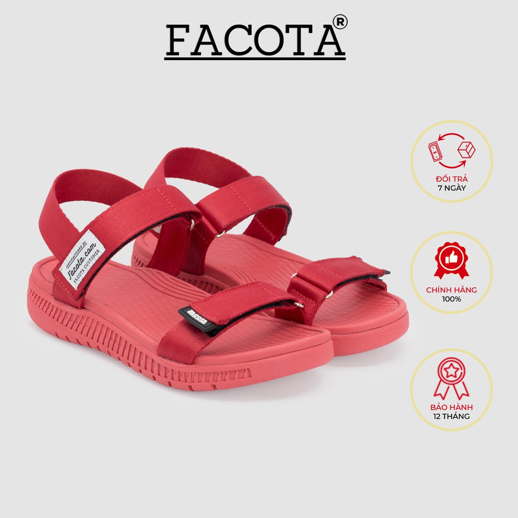 Giày sandal nữ Facota Angelica AN03 sandal học sinh nữ quai dù