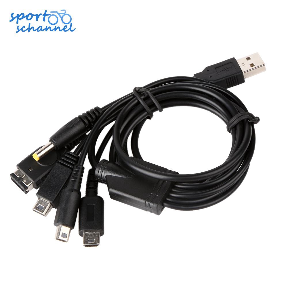 Dây Cáp Sạc Usb 5 Trong 1 Cho Nintendo Ndsl/Nds Dsi Xl 3ds loa bluetooth