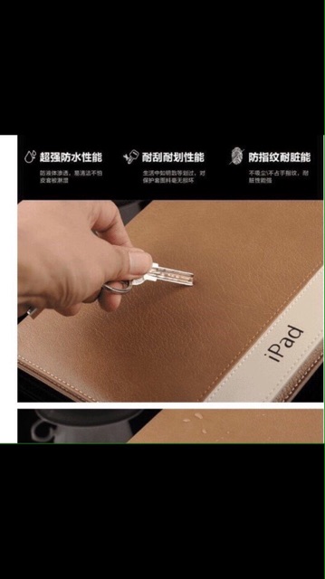 Bao da ipad mini 4/5/gen 5/6/7/air 2 da nguyên khối