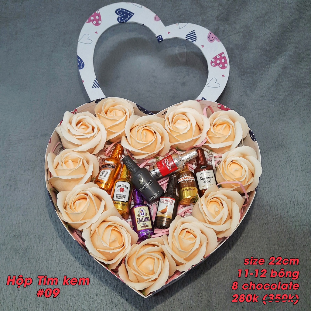 [HCM Hỏa Tốc 3H + Mã 30k Follow] Hộp quà tặng chocolate Mỹ Valentine 2022 &amp; 8/3 socola nhân ruou thượng hạng Anthon Berg
